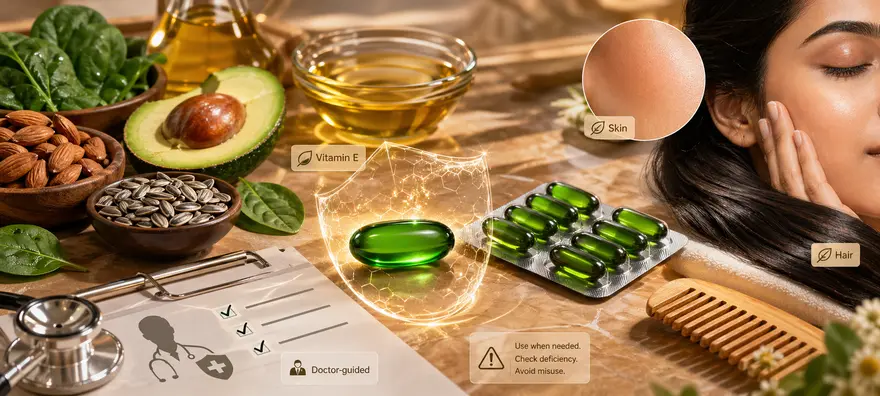 Evion 400 Capsule: Uses For Skin, Hair, And Vitamin E Deficiency