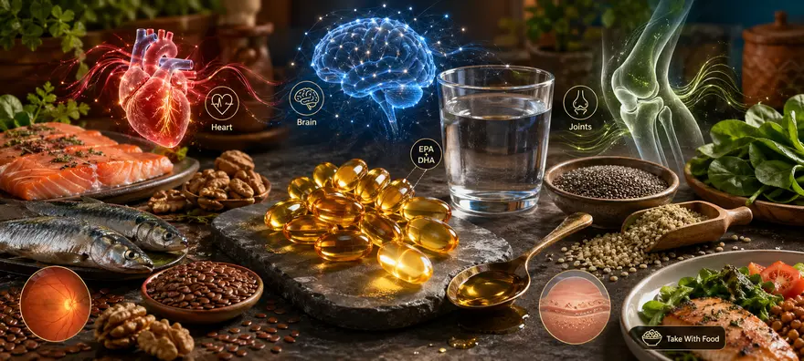 Omega-3 Capsules: Heart, Brain, And Joint Health Benefits Explained