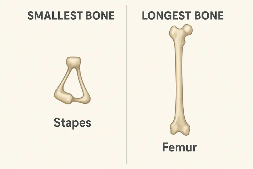 Smallest and Longest Bones in the Human Body: Bone Structure Explained