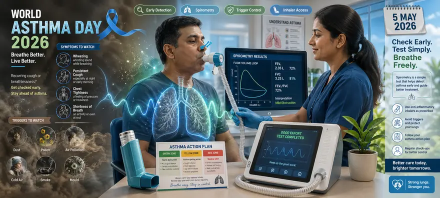 World Asthma Day 2026: Asthma Diagnosis, Spirometry Test And Early Detection Guide